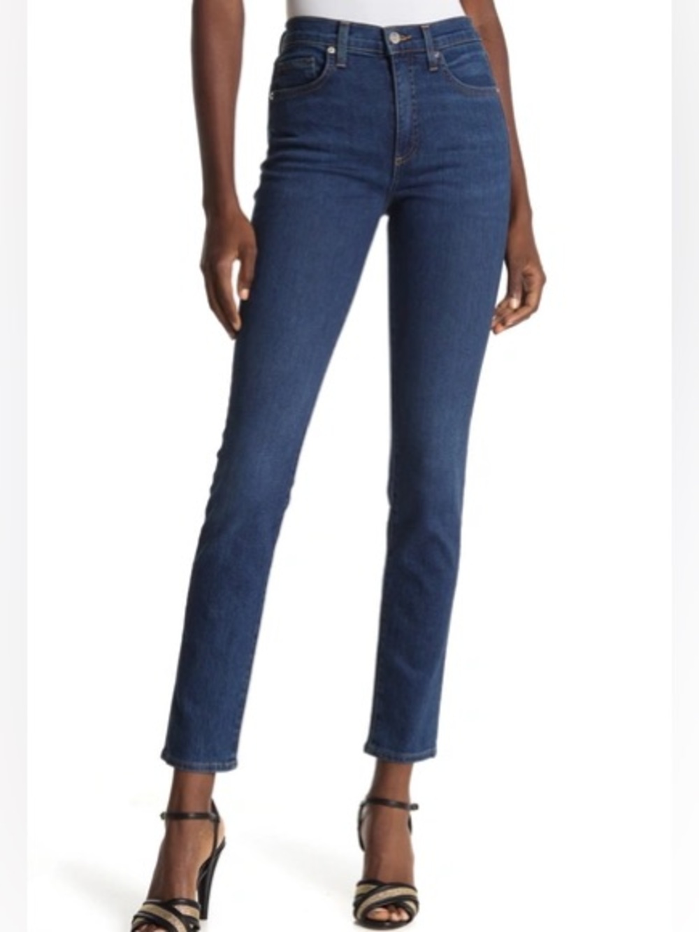 LN Veronica Beard Kate High Rise Skinny Jeans in Mineral Blue - 28